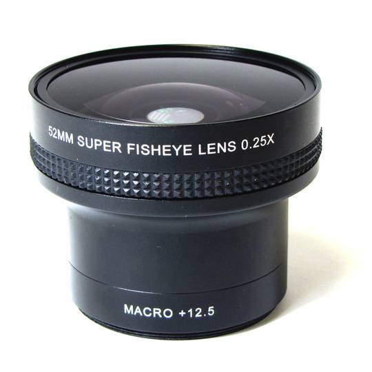 0.25X Fisheye-Bajonett 52mm Makro 12,5 x