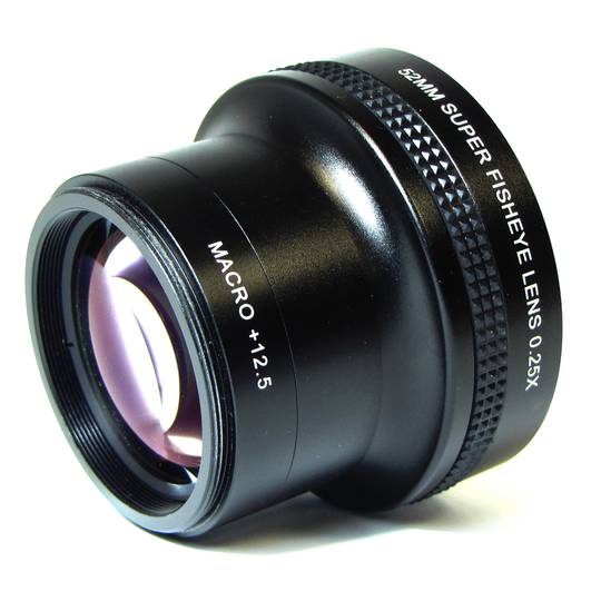 0.25X Fisheye-Bajonett 52mm Makro 12,5 x