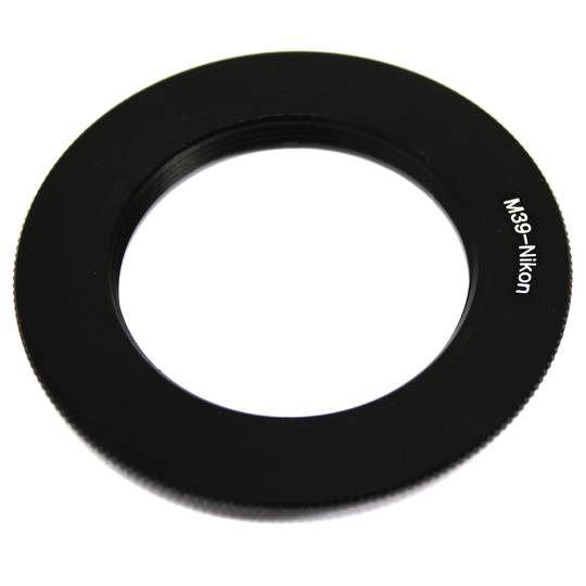 Leica M39 lens adapter to Nikon FD