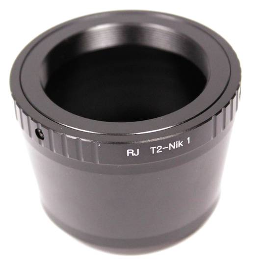 Adaptador d'objectiu T/T2 a càmera Nikon 1