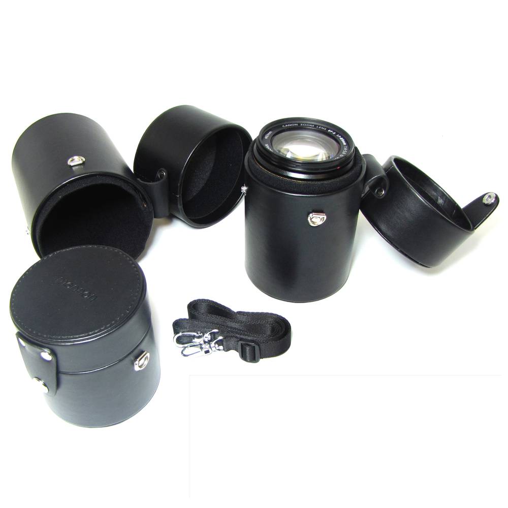 Custodia in pelle rigida obiettivo MILC 55x90mm