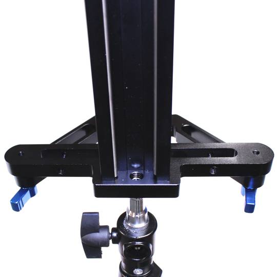 Base deslizante sobre carril de 115 cm para cámara fotográfica