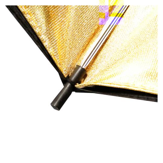 Paraguas reflector dorado para fotografía de 180cm