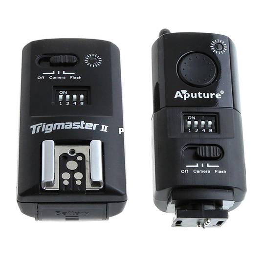 Trigmaster II remota Shutter Aputure kit 2.4GHz para Olympus