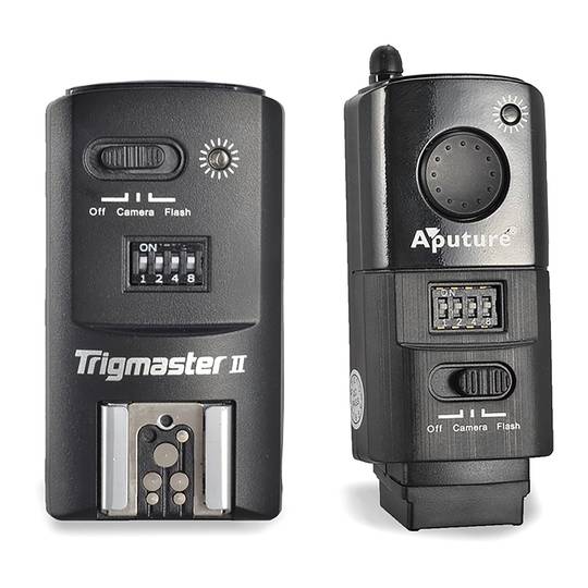 Trigmaster II Remote Shutter Aputure 2.4GHz per il kit Sony