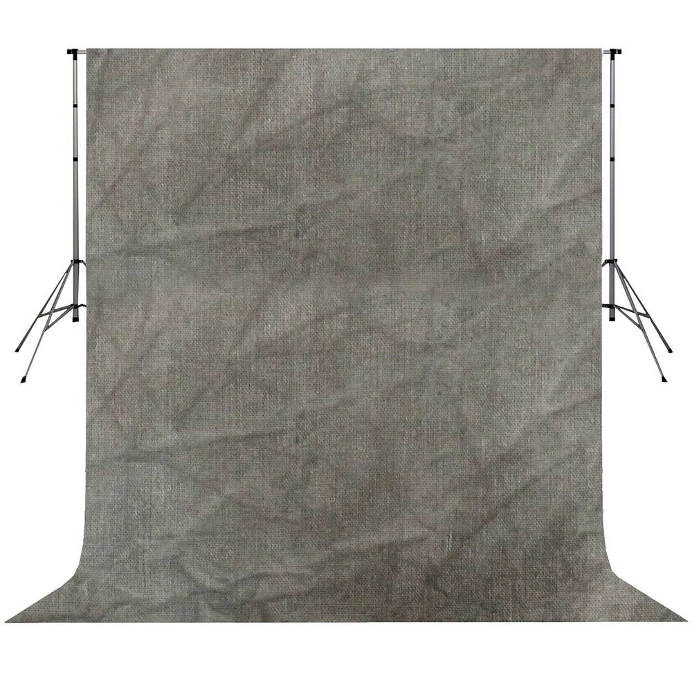 Fondo de estudio de fotografía de color gris difuminado de tela 600x300cm