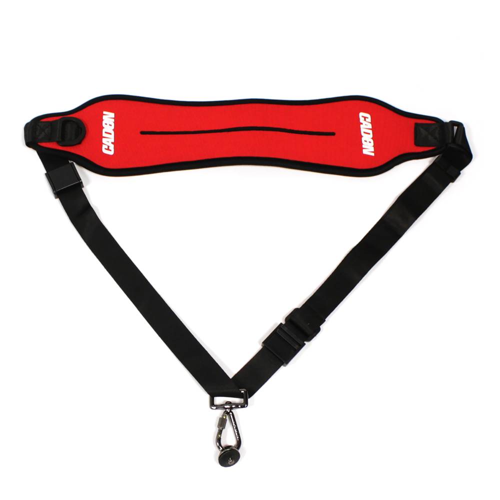 Correa de cámara de neopreno Caden Quick Strap rojo