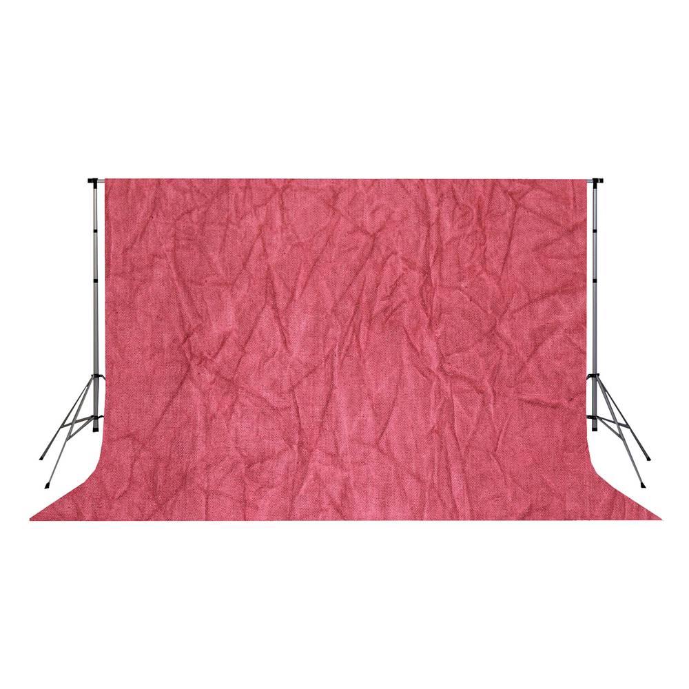 Fondo de estudio arrugado moteado de 3x3m y color rojo