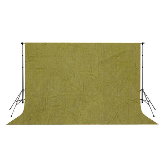 Fond de studio de tissu ridé/marbré jaune 300x300cm