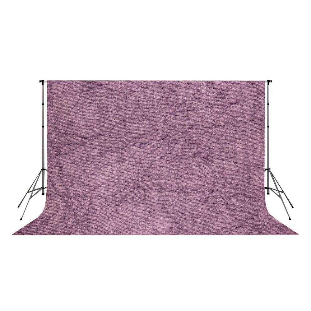 Fabric studio background crumpled/mottled purple colour 300x300cm