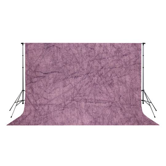 Fabric studio background crumpled/mottled purple colour 300x300cm