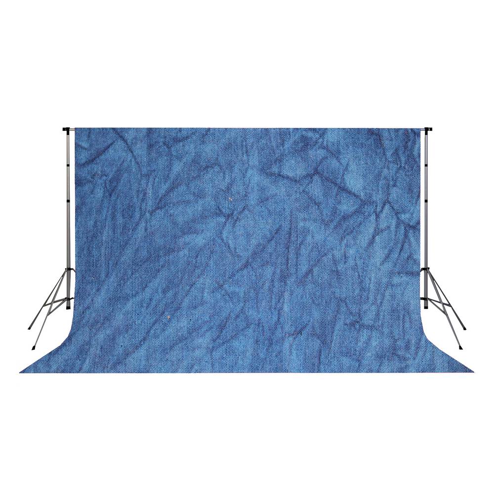 Fondo de estudio arrugado moteado de 3x3m y color azul marino