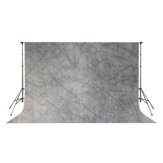 Fons d'estudi arrugat clapejat de 3x3m i color blau cobalt