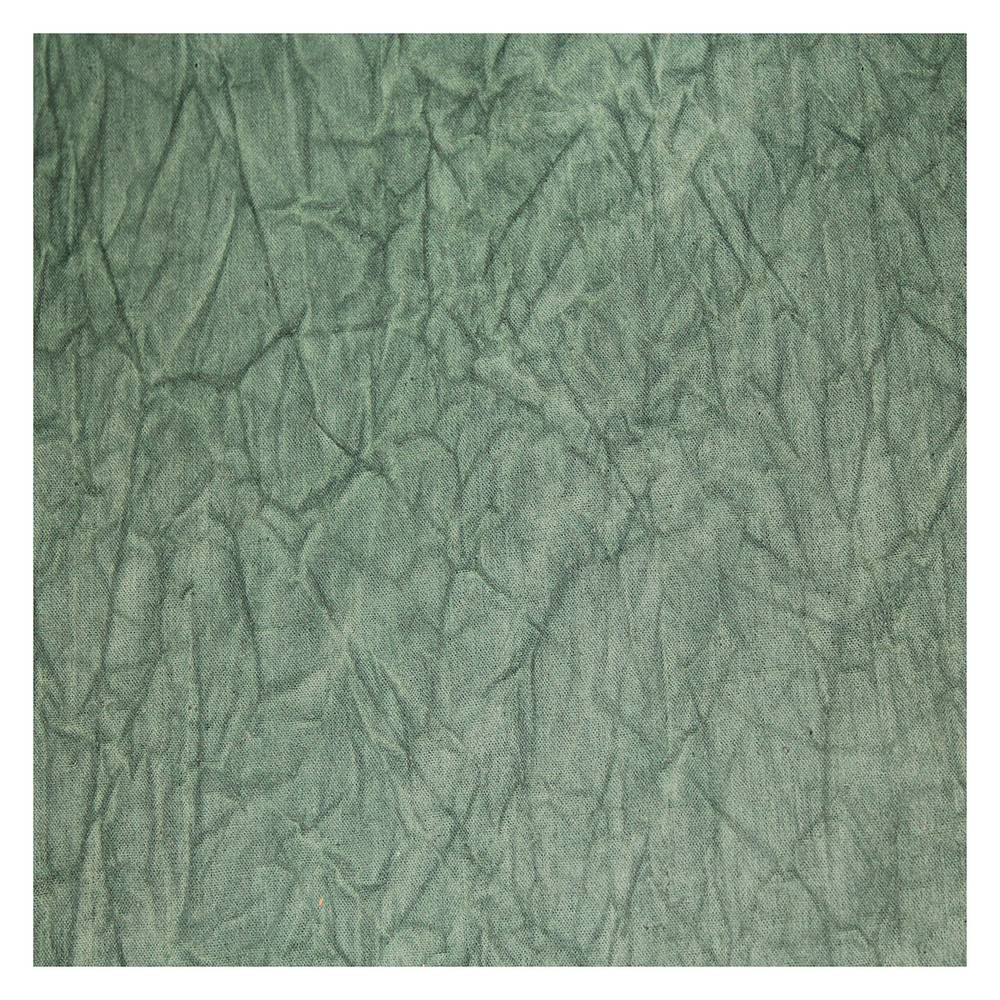 Fabric studio background crumpled/mottled green colour 300x300cm
