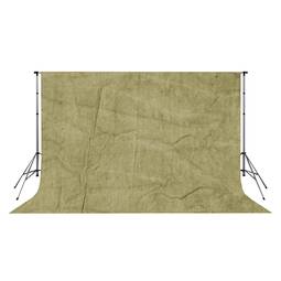 Fond de studio de tissu ridé/marbré gris vert 300x300cm