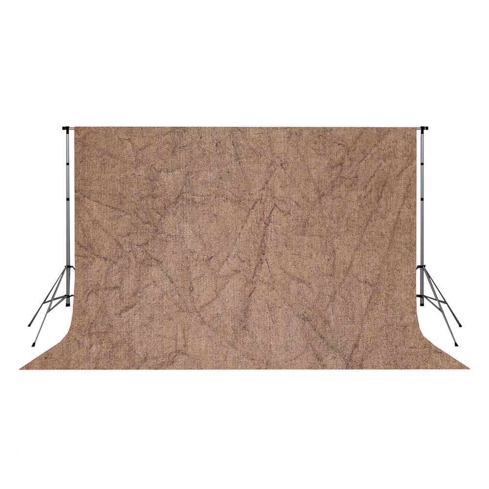 Fond de studio de tissu ridé/marbré kaki foncé 300x300cm