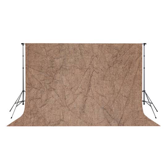 Fond de studio de tissu ridé/marbré kaki foncé 300x300cm