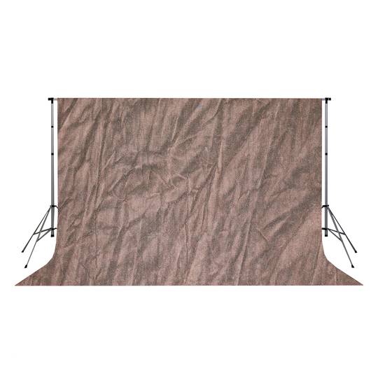 Tło studyjne zmięte cętkowane 3x3m i ciemnobrązowe