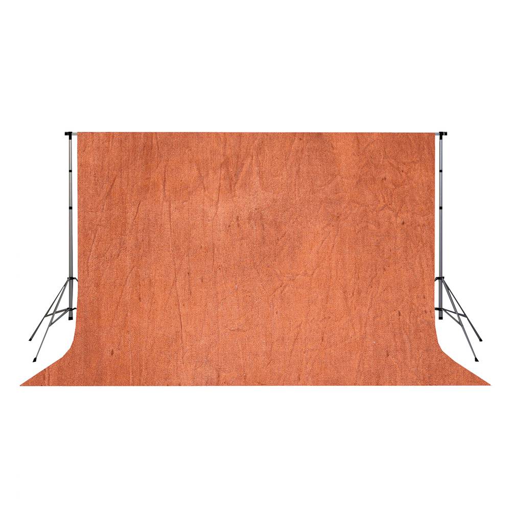 Fond de studio de tissu ridé/marbré orange 600x300cm