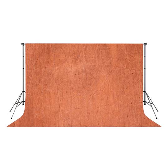 Fond de studio de tissu ridé/marbré orange 600x300cm