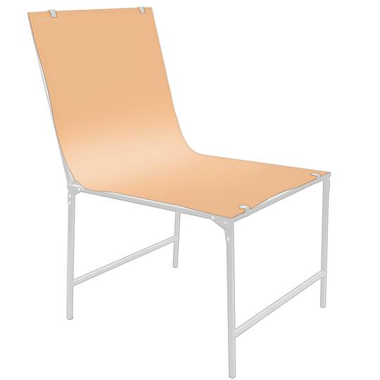 Chroma Key table encore la vie 68x130 cm en PVC d'orange