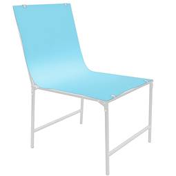 Chroma-Key-Tischstillleben 68x130 cm PVC blau