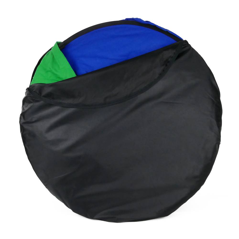 Chromakey klapptafel blau grün 240x240x170 cm