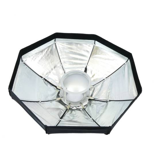 Reflector radar de 8 varillas plateado 60cm para iluminación de estudio