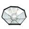 Reflectorradar 8 staven zilver 100cm voor studioverlichting
