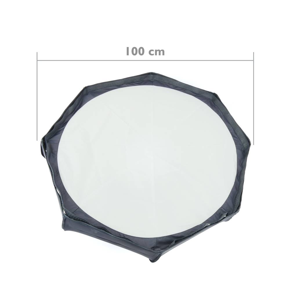 Reflectorradar 8 staven zilver 100cm voor studioverlichting