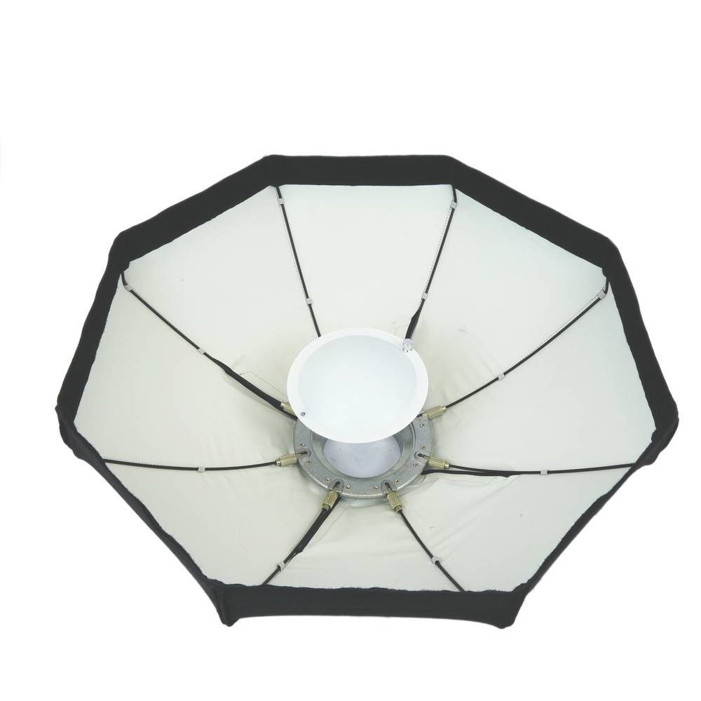 Beauty dish white 8rods reflector 80cm for studio lighting.