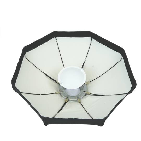 Beauty dish white 8rods reflector 80cm for studio lighting.