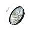 Softbox parabolica 80cm argento a nido d'ape griglia con 16 aste per studio di illuminazione