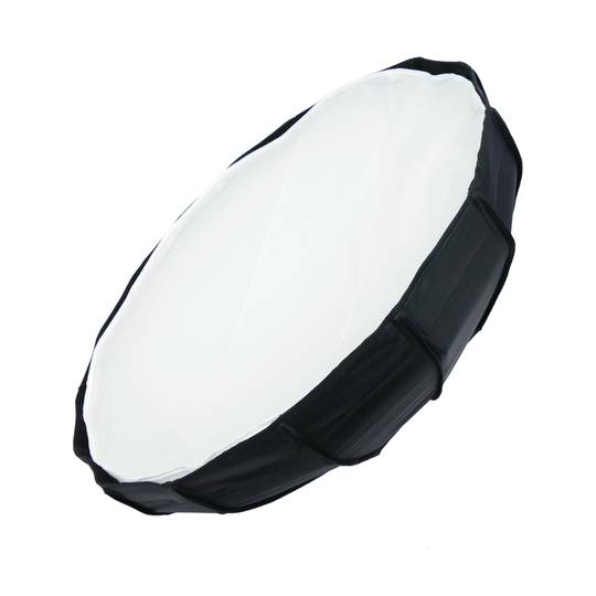 Softbox parabolica 140cm bianco a nido d'ape griglia con 16 aste per illuminazione studio