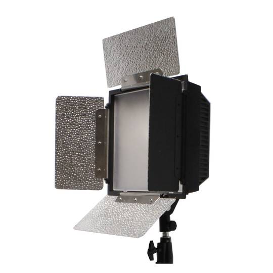 1728 LED-paneel 150W 5500K en 3200K met dimbare vizieren