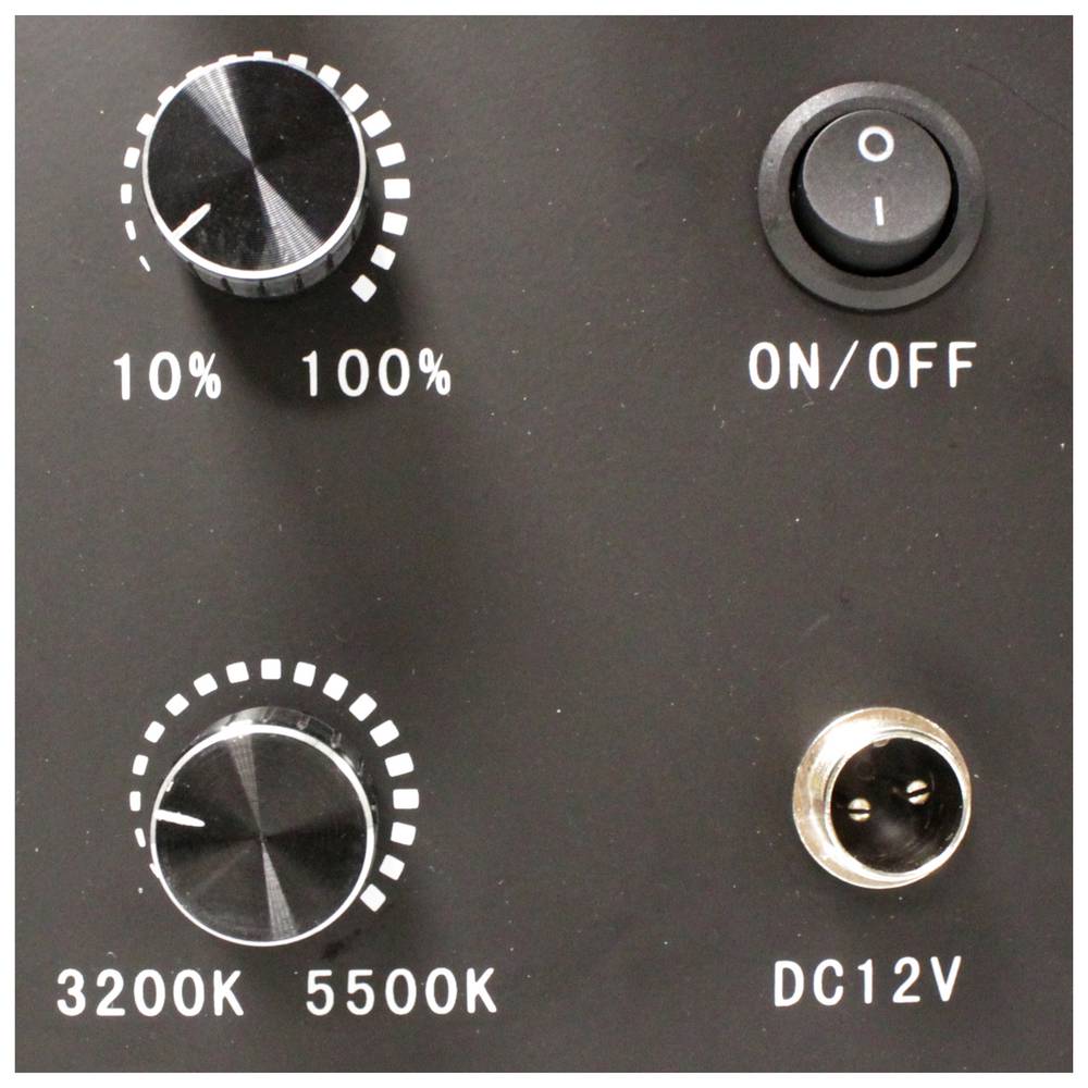 1728 LED-paneel 150W 5500K en 3200K met dimbare vizieren