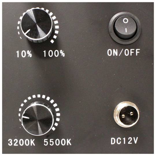 1728 LED-paneel 150W 5500K en 3200K met dimbare vizieren