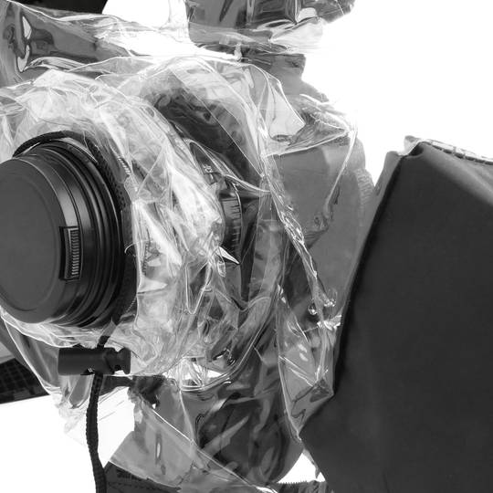 Protecteur de pluie Couvercle en plastique Imperméable pour caméra DSLR
