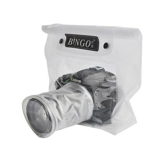 Aquatic bolsa impermeável para câmera SLR DSLR 180x150x70mm para alvejar 80x75mm