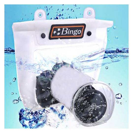 Aquatic bolsa impermeável para câmera SLR DSLR 180x150x70mm para alvejar 80x75mm