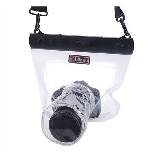 Waterdichte behuizing voor SLR DSLR fotocamera 150x150x70mm voor 85x100mm lens