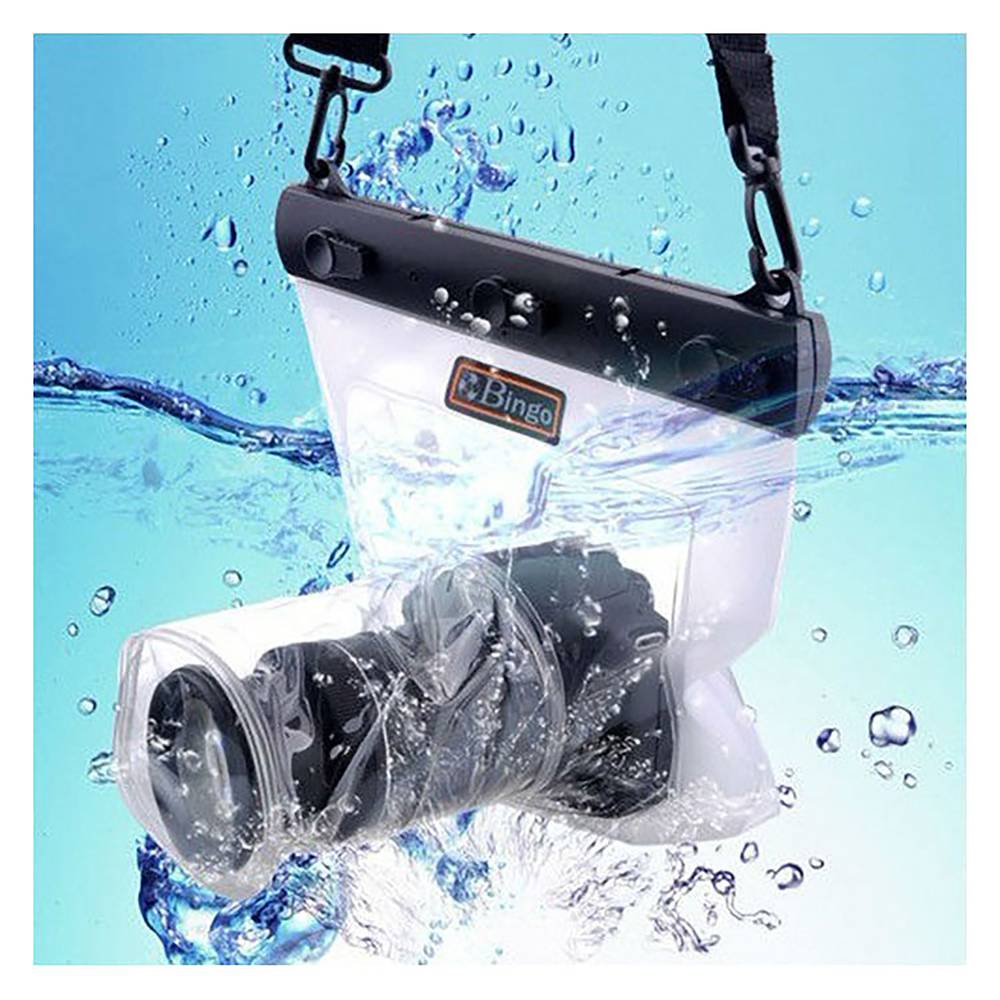 Waterdichte behuizing voor SLR DSLR fotocamera 150x150x70mm voor 85x100mm lens