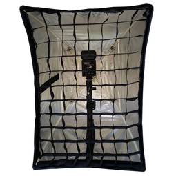 60x90cm softbox reflecterende kap voor speedlite zaklamp met honingraat