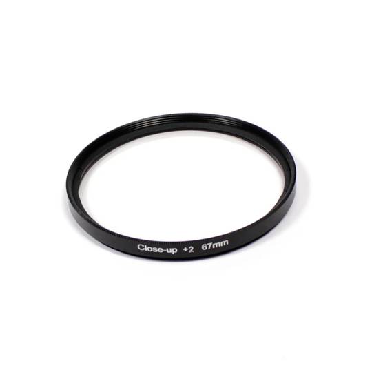 Filtre de fotografia macro +2 per objectiu de 67mm