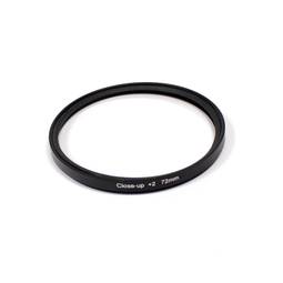 Filtre de fotografia macro +2 per objectiu de 72mm