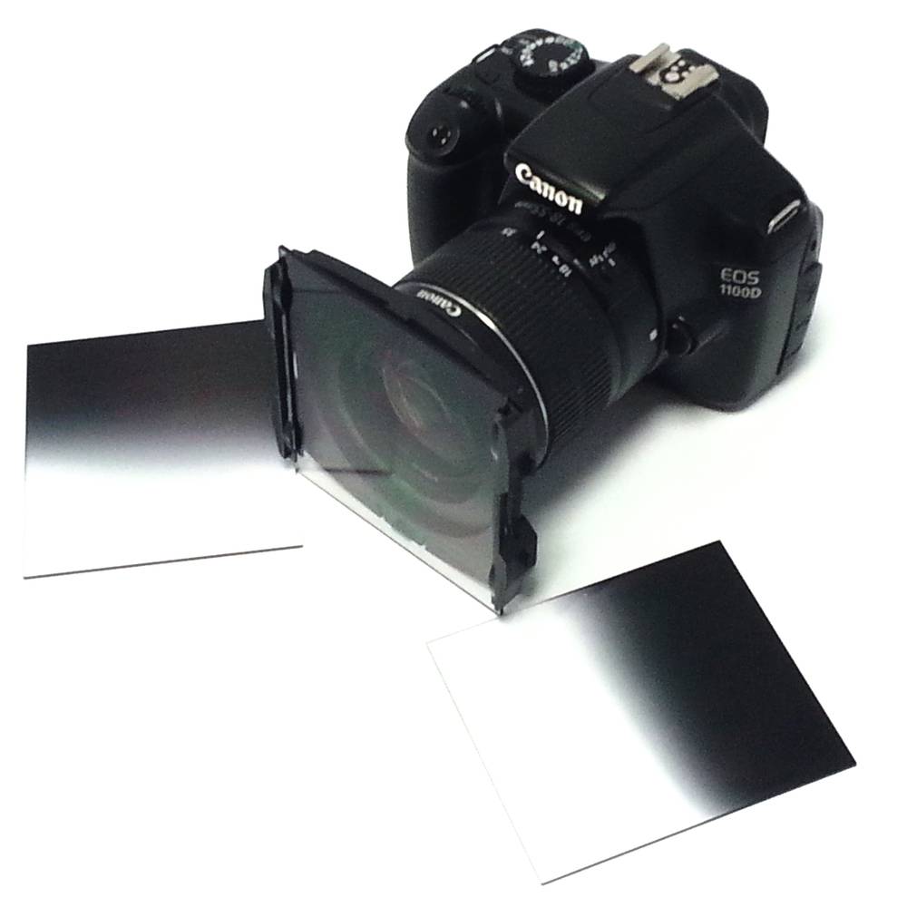 Filtro de fotografia cuadrado para portafiltros cokin 84x95mm ND4-gradual