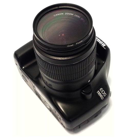 Abgestufter violetter Farbfotofilter für 58mm Objektiv