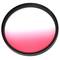 Roze kleuren fotografische filter voor 62 mm lens