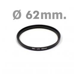 Couches cibles pour ultraviolets multicouches 62 mm Photo Filtre 12 MC-UV-