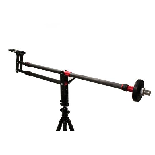 Crane for photography DSLR and DV video extensible up to 110cm folding carbon fiber